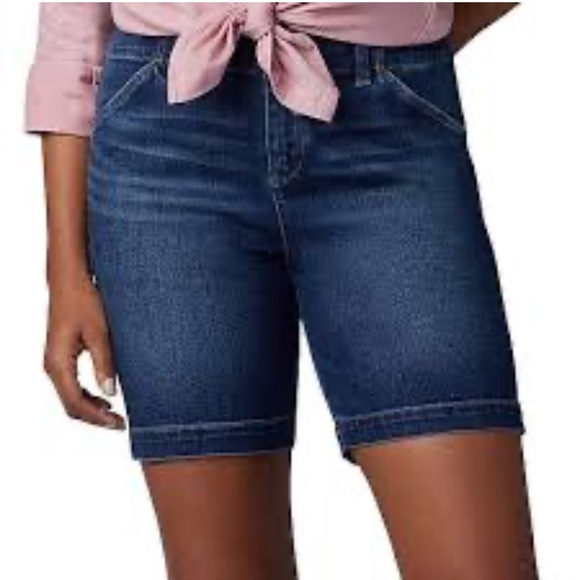 Women's Classic Chino Denim Shorts, Sz 14 - Picture 1 of 6